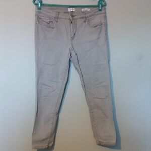 Jessica Simpson Women's Light Greenish-Grey Skinny Jeans Size 8/29